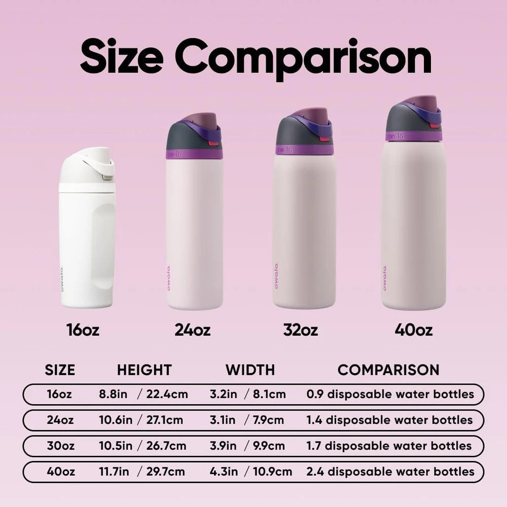 Owala FreeSip Insulated Stainless Steel Water Bottle
