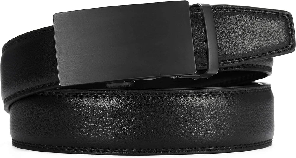 Chaoren Mens Leather Ratchet Belt