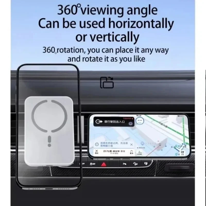 Magnetic Car Wireless Charger Phone Mount