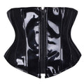 Short PU Leather Waist Clip Corset for Women