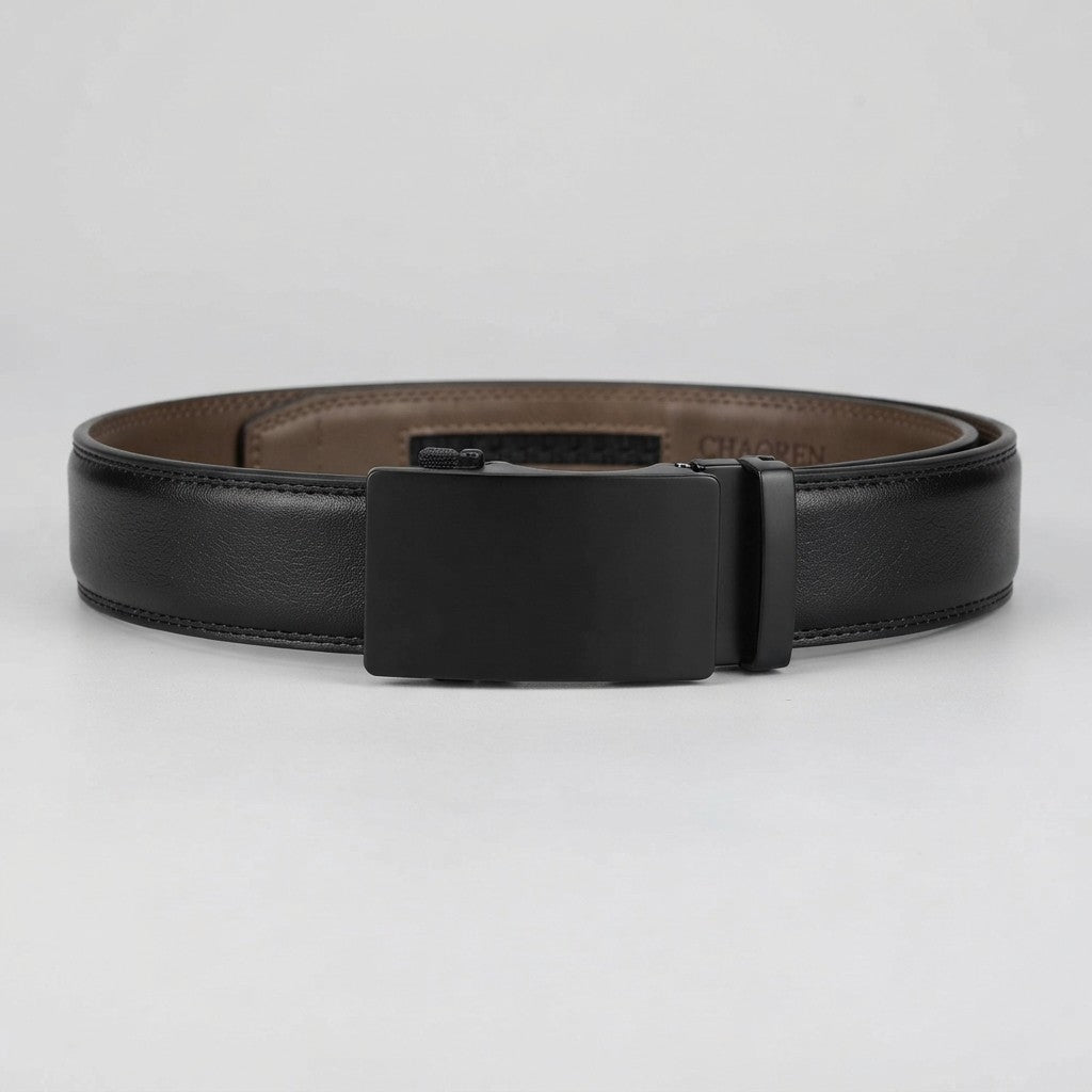 Chaoren Mens Leather Ratchet Belt