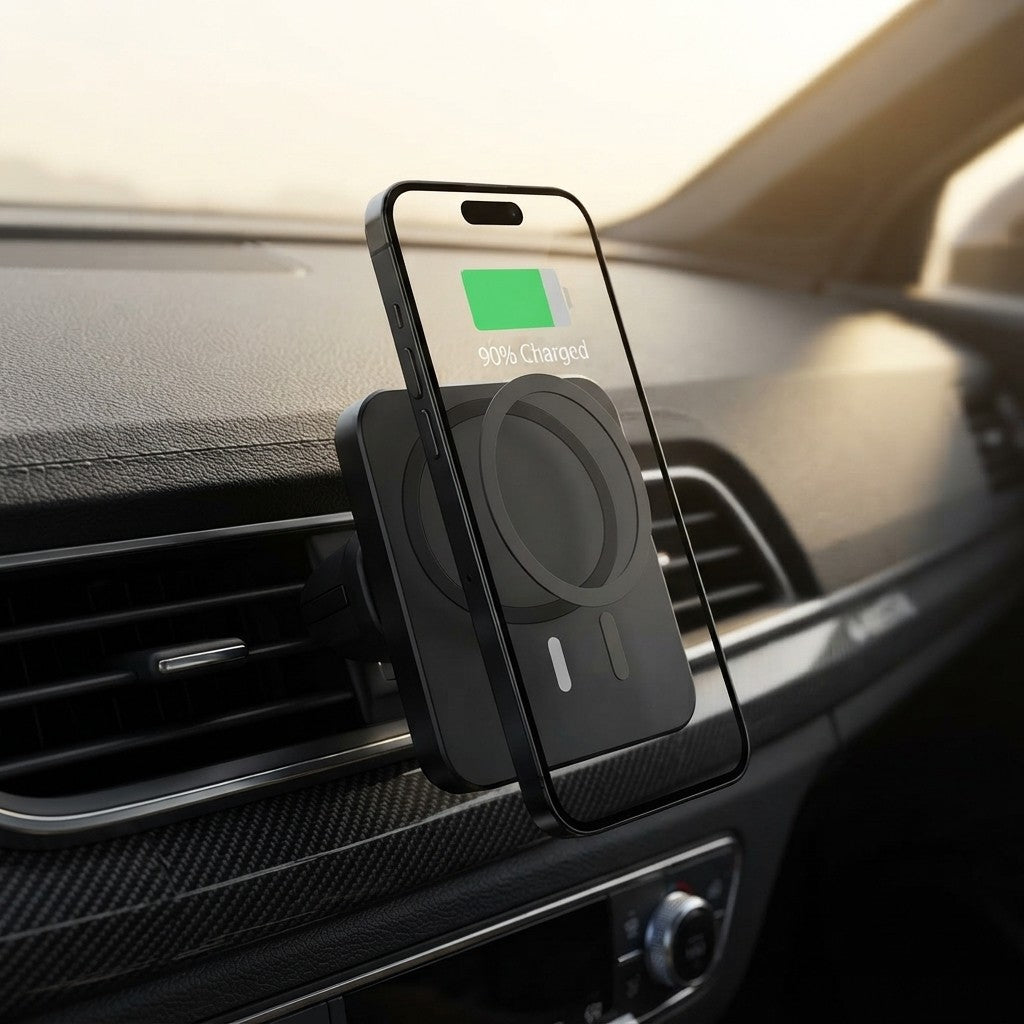 Magnetic Car Wireless Charger Phone Mount