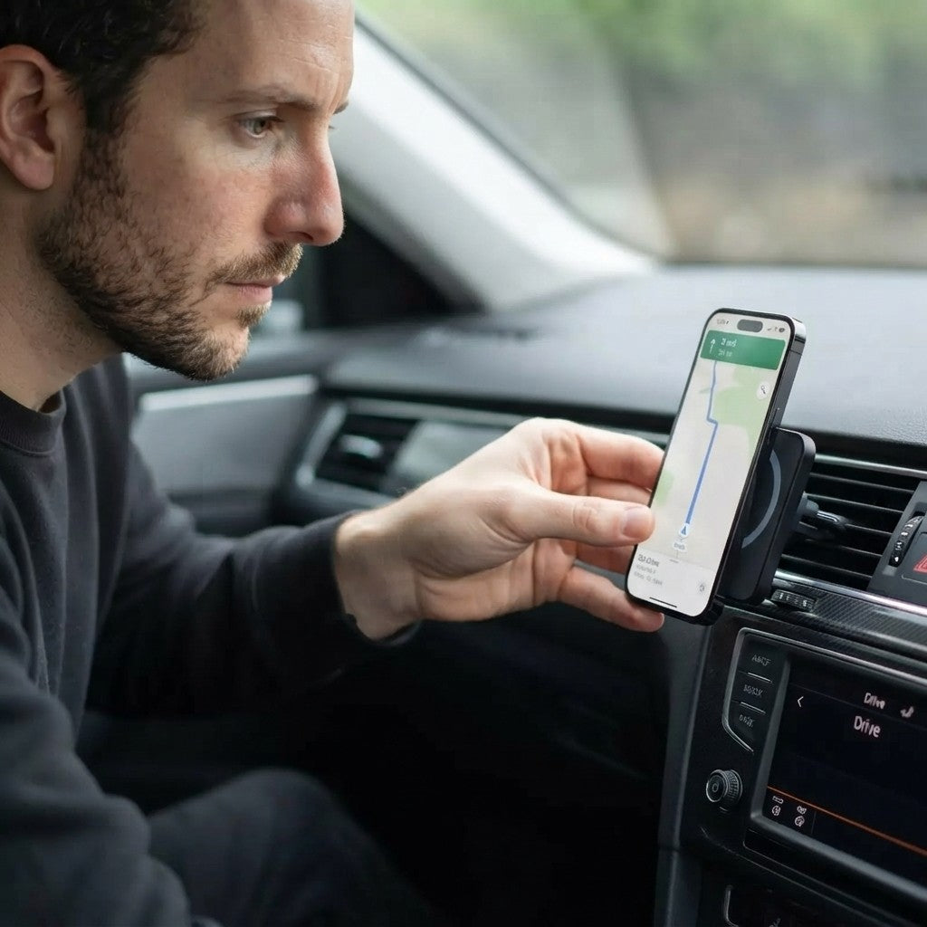 Magnetic Car Wireless Charger Phone Mount